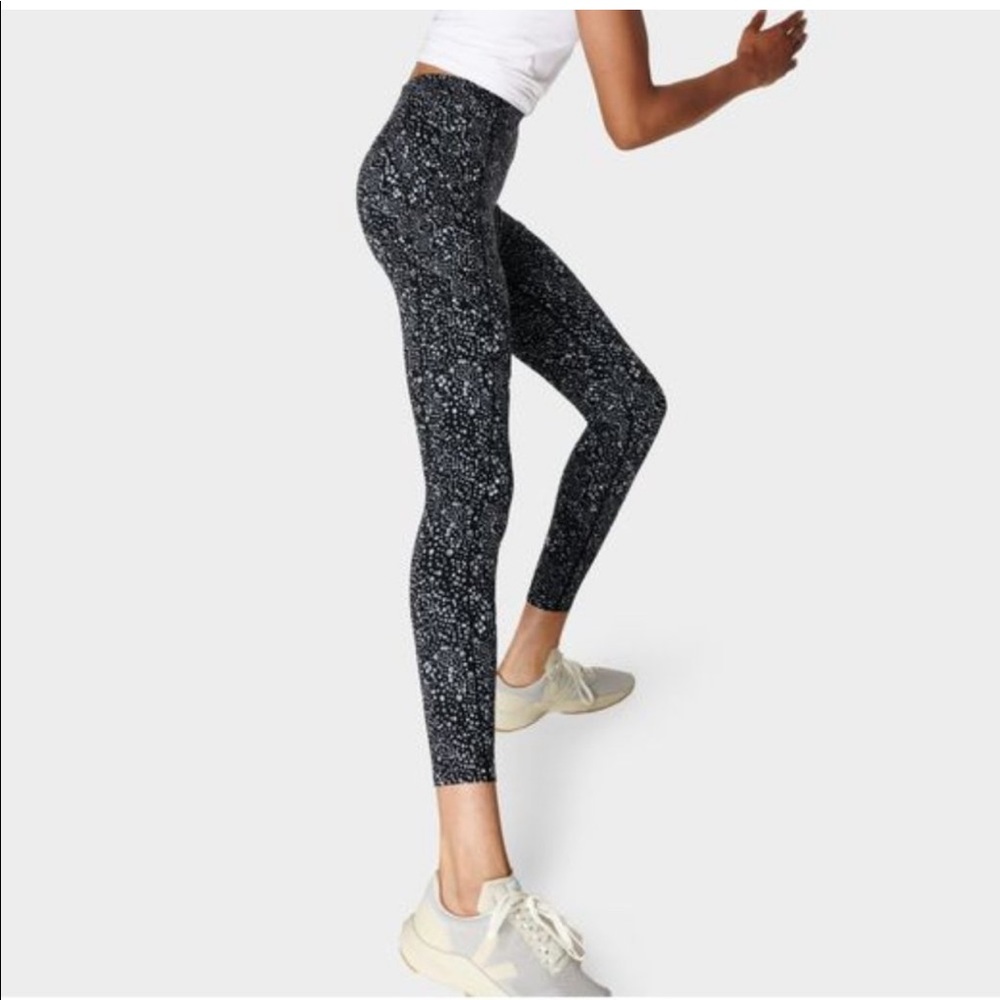 Sweaty Betty 2-pc Set Power Super High Rise 7/8 Pocket Leggings Crop Top… - Picture 6 of 15
